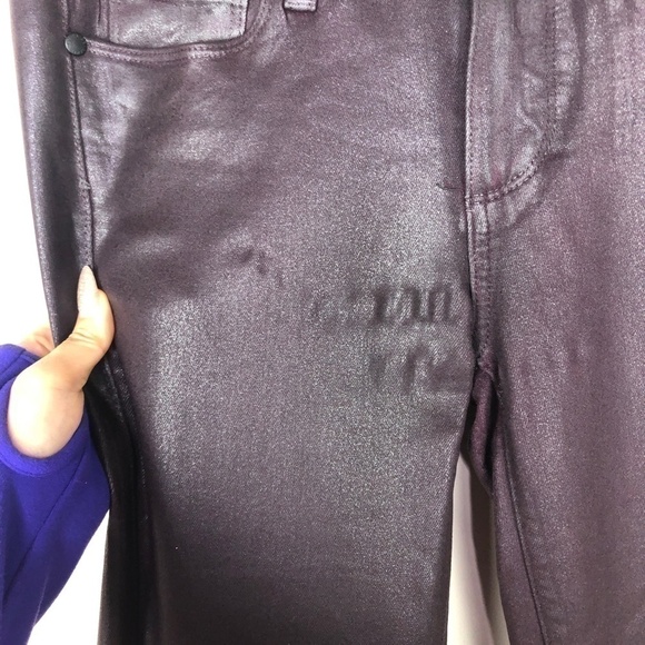 Paige Verdugo Ultra Skinny Wine Luxe Coating - Picture 8 of 9